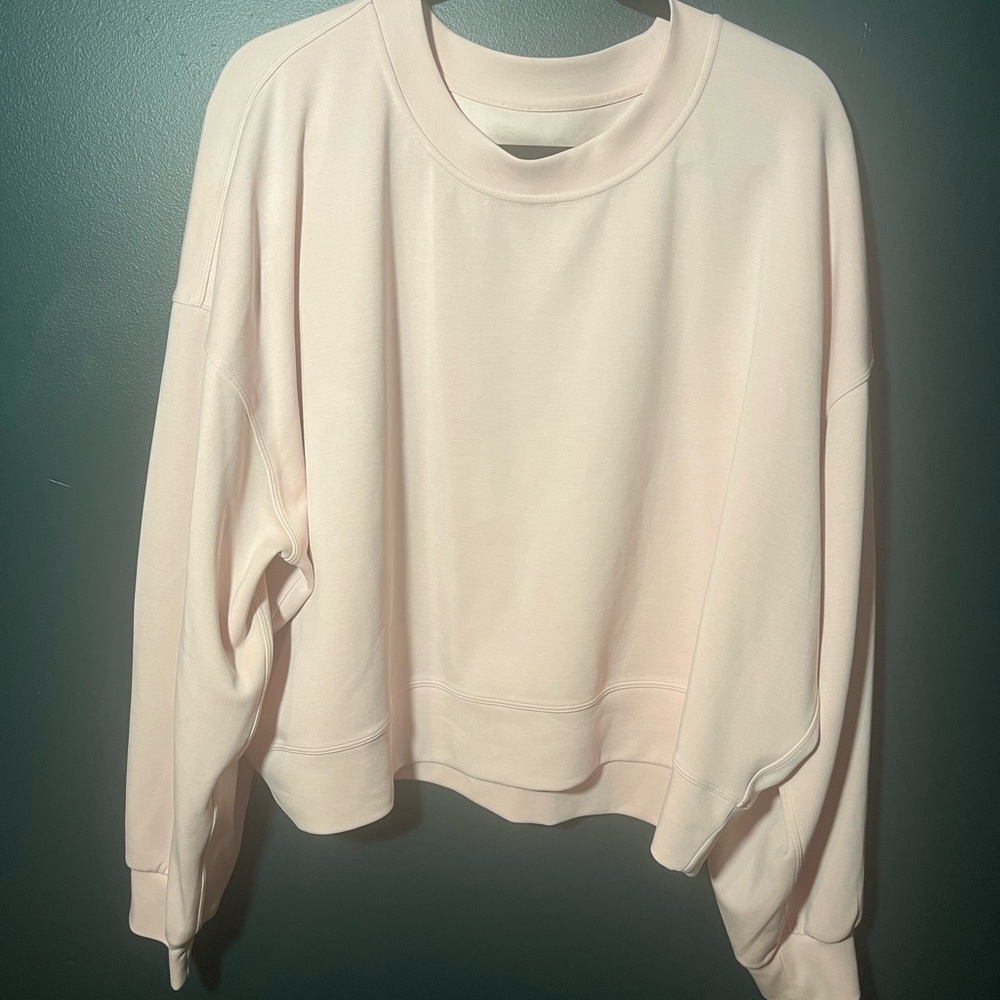 Lululemon Softstreme Perfectly Oversized Cropped Crew